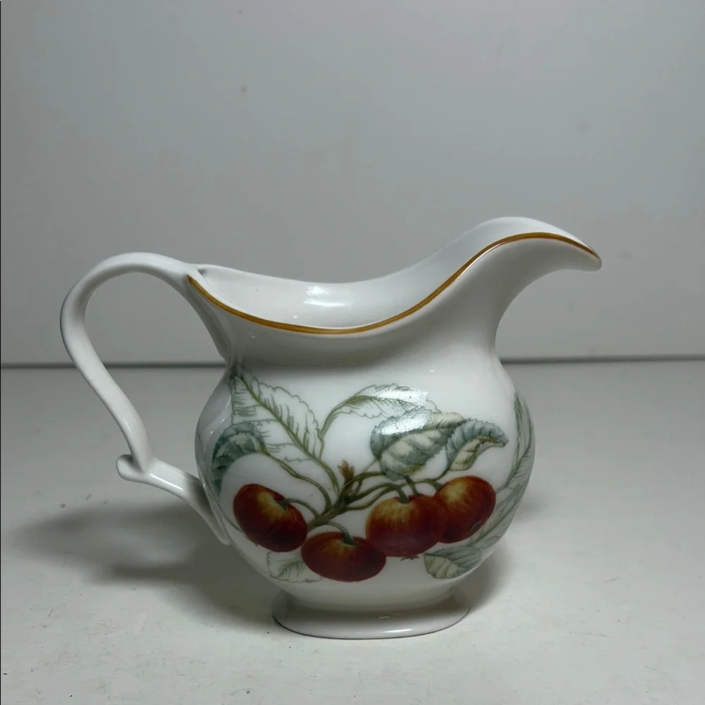 Charter Club Summer Grove Fruit Design Teapot and Creamer Set Vintage 1990’s